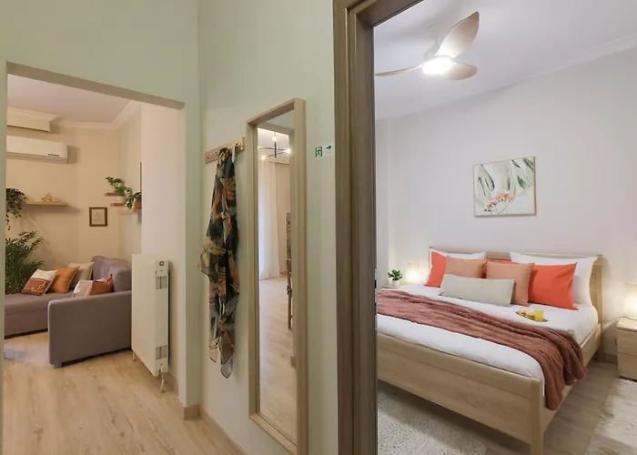 アパート Heart, Premium 2br Suite, Sleeps 6 テッサロニキ